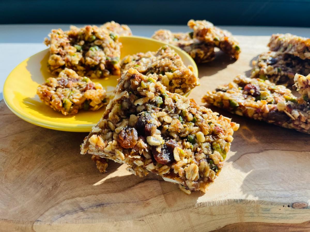 Barres de granola du randonneur