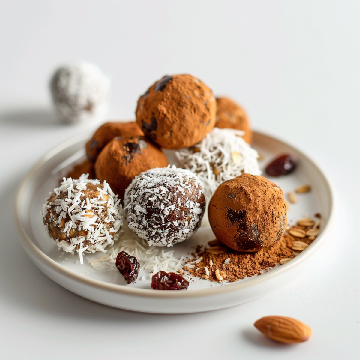 Energy balls aux fruits secs et flocons d’avoine