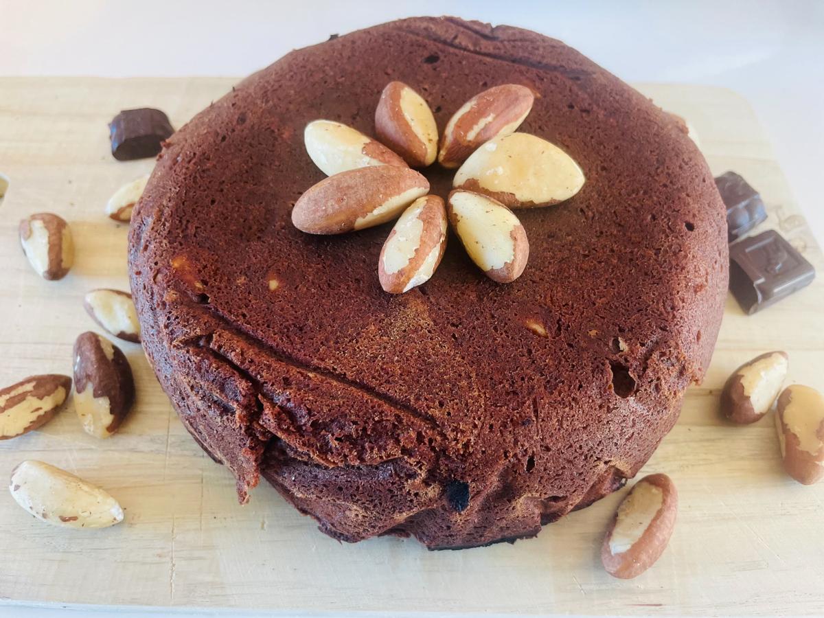 Brownies au chocolat et aux noix du Brésil