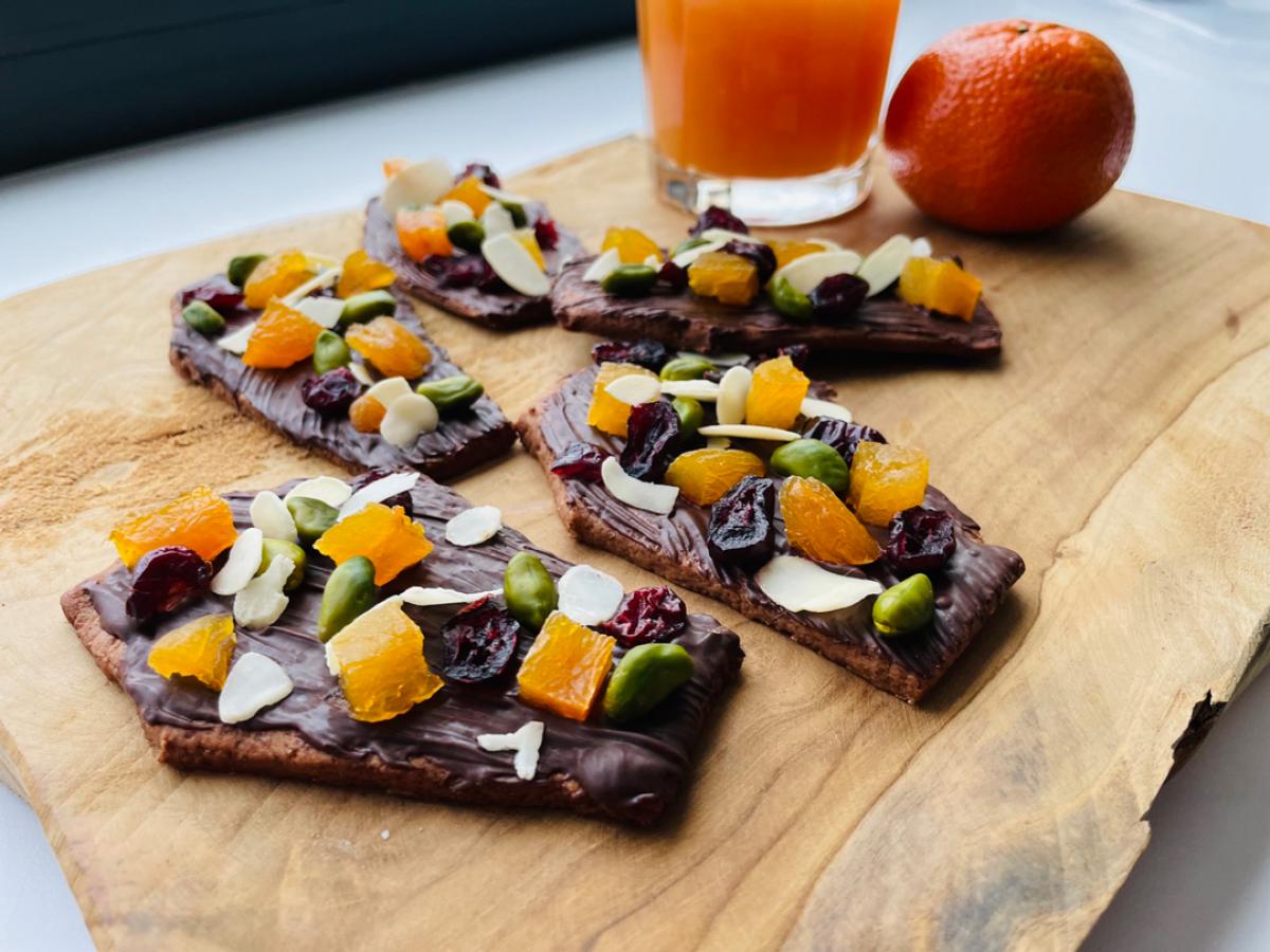 Sablés-cercueils d’Halloween aux fruits secs