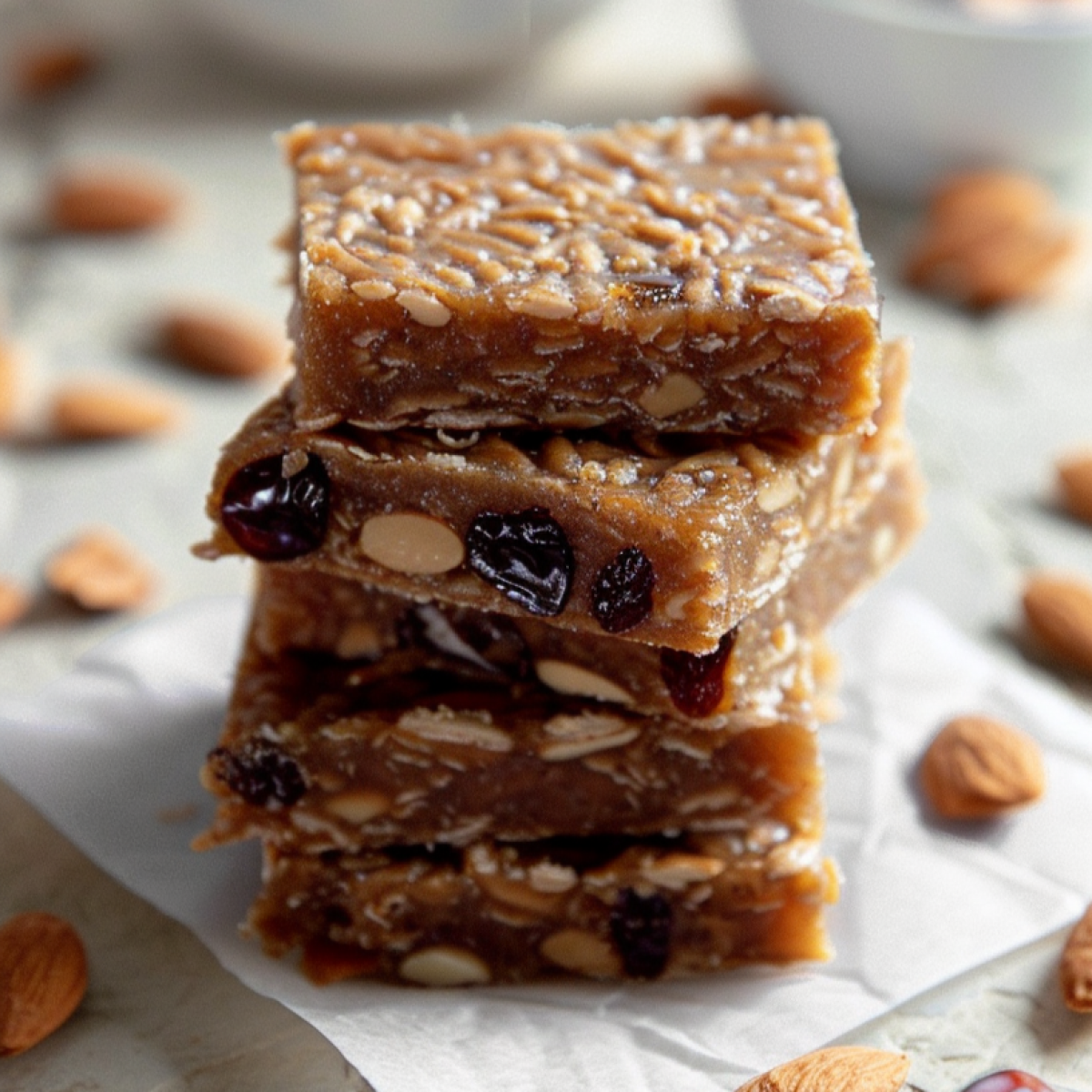 Barres dattes amandes